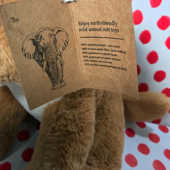 Africa’s Legends Eco Friends 11” Lion Cub Plush Stuffed Animal  NWT - Picture 5 of 7